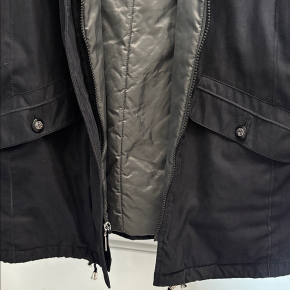 Braetan Black Coat Size Medium Woman’s Zip Up Jacket - Picture 4 of 9